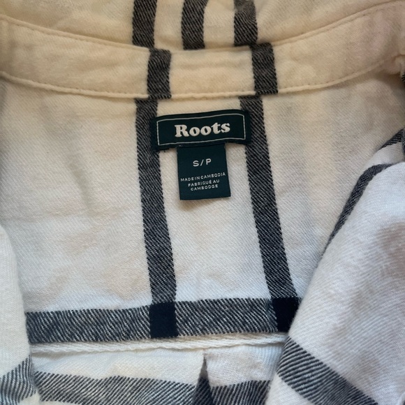 Roots plaid button down - Picture 2 of 2